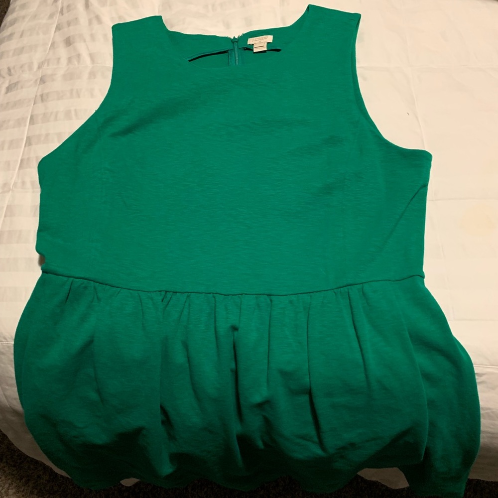 J Crew green dress